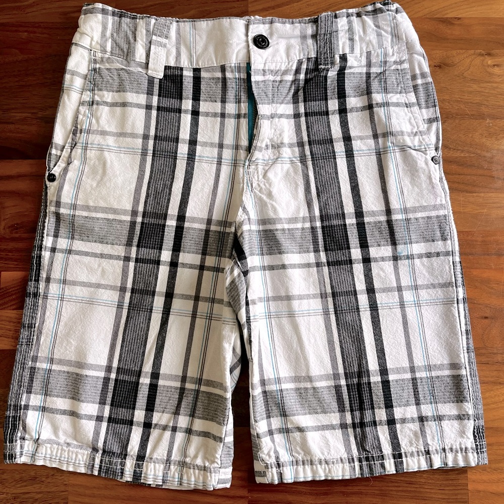 Shaun White Plaid Boys Shorts Size L (12)